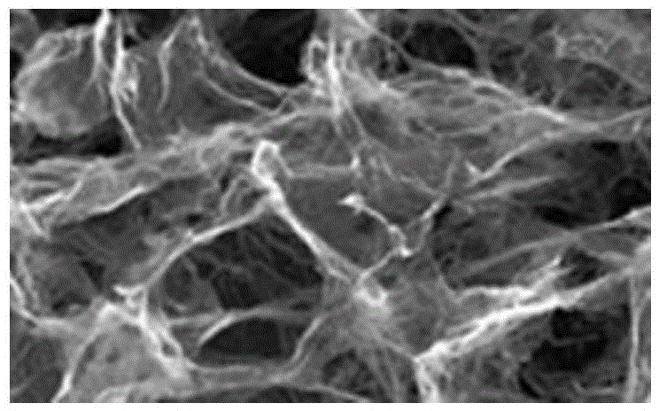 3D nitrogen-doped graphene/molybdenum disulfide compound and preparation method thereof