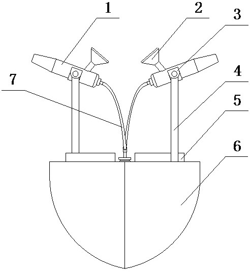 A feed ball structure for a fish pond aquaculture jet feeding device