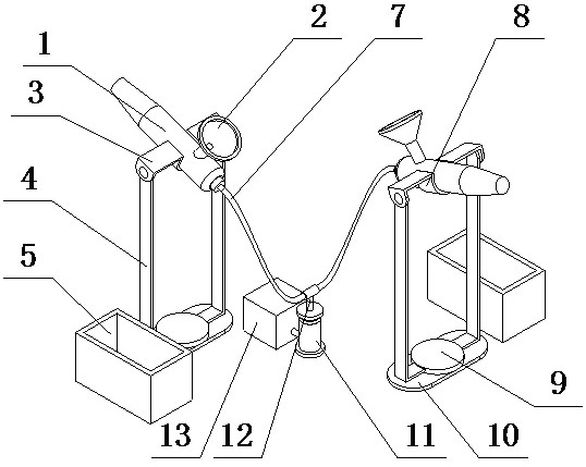 A feed ball structure for a fish pond aquaculture jet feeding device