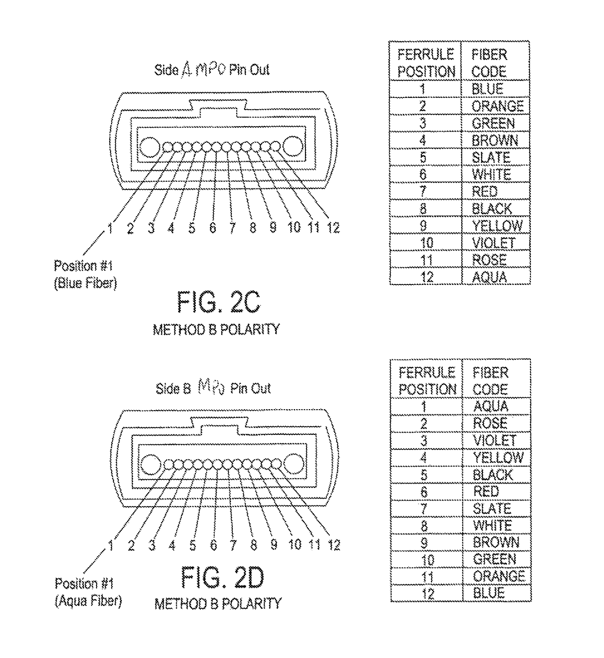 Reversible polarity MPO fiber optic connector with a removable key