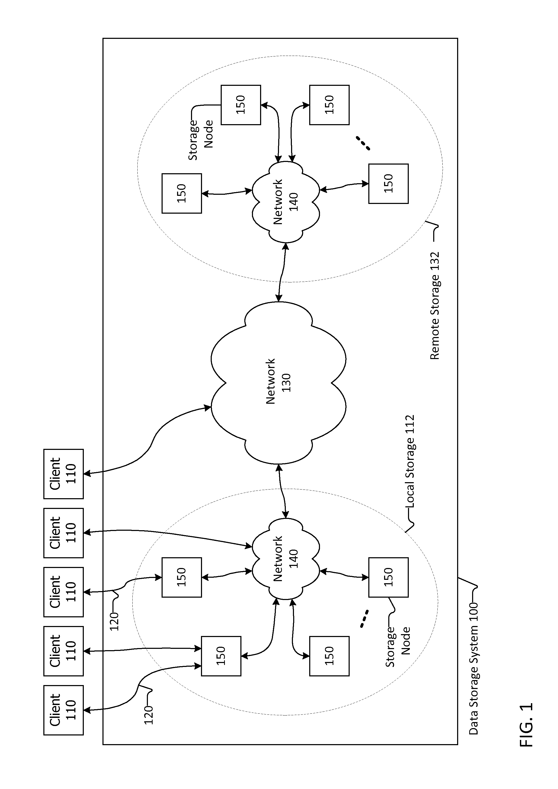 Reducing metadata in a write-anywhere storage system