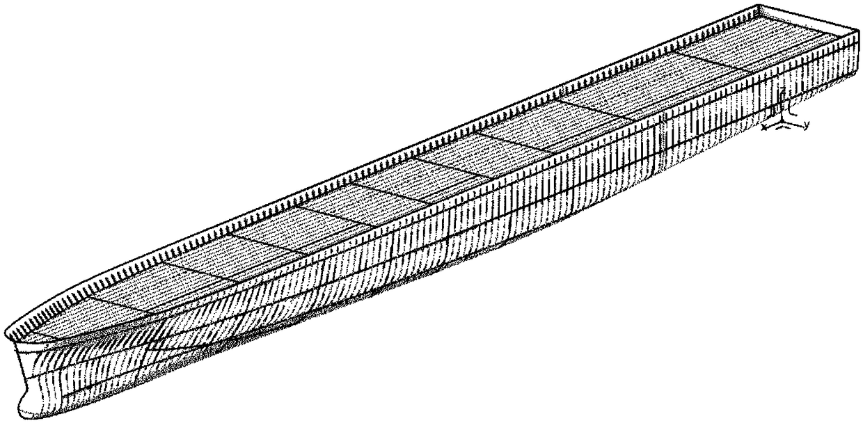 Hull structure weight statistics method based on three-dimensional model