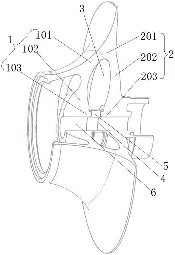 Air compressor centrifugal impeller