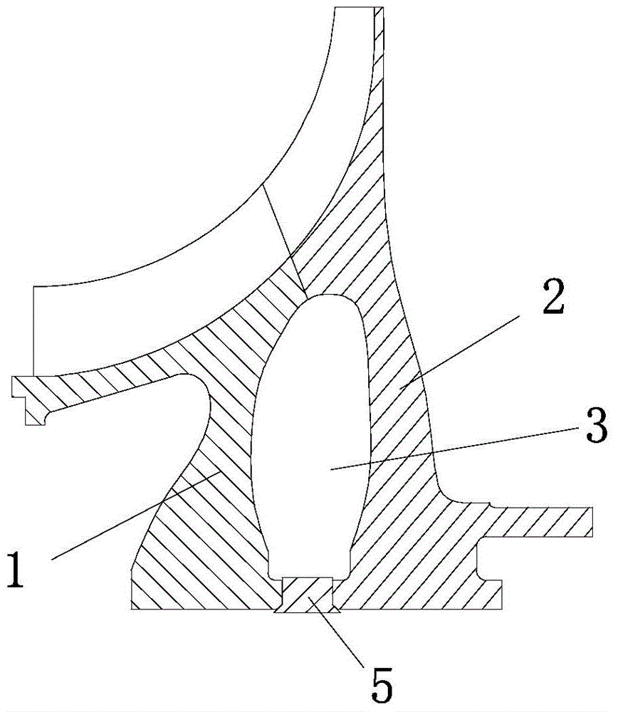 Air compressor centrifugal impeller