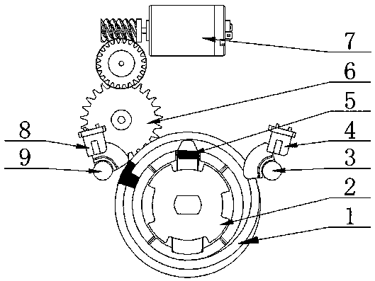 A lock status reminder device