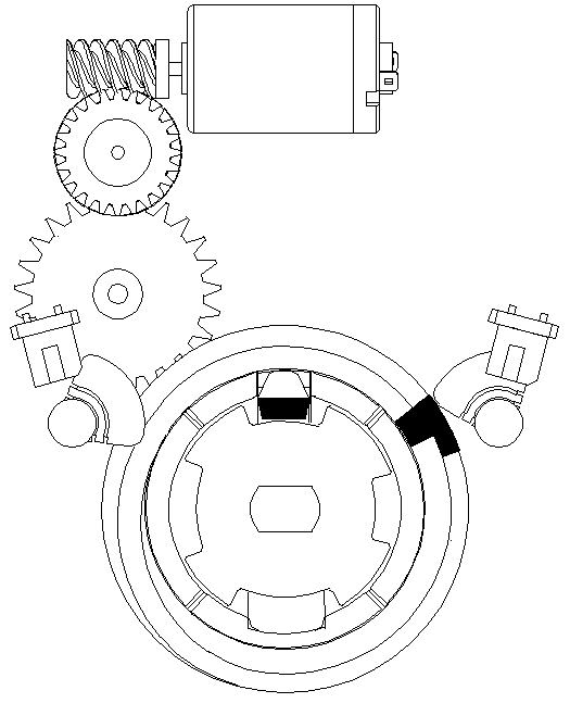 A lock status reminder device