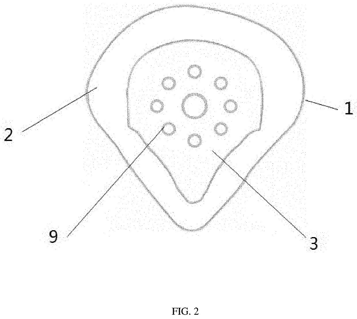 Gas inhalation device with constant concentration of gas entering respiratory tract and without respiratory resistance