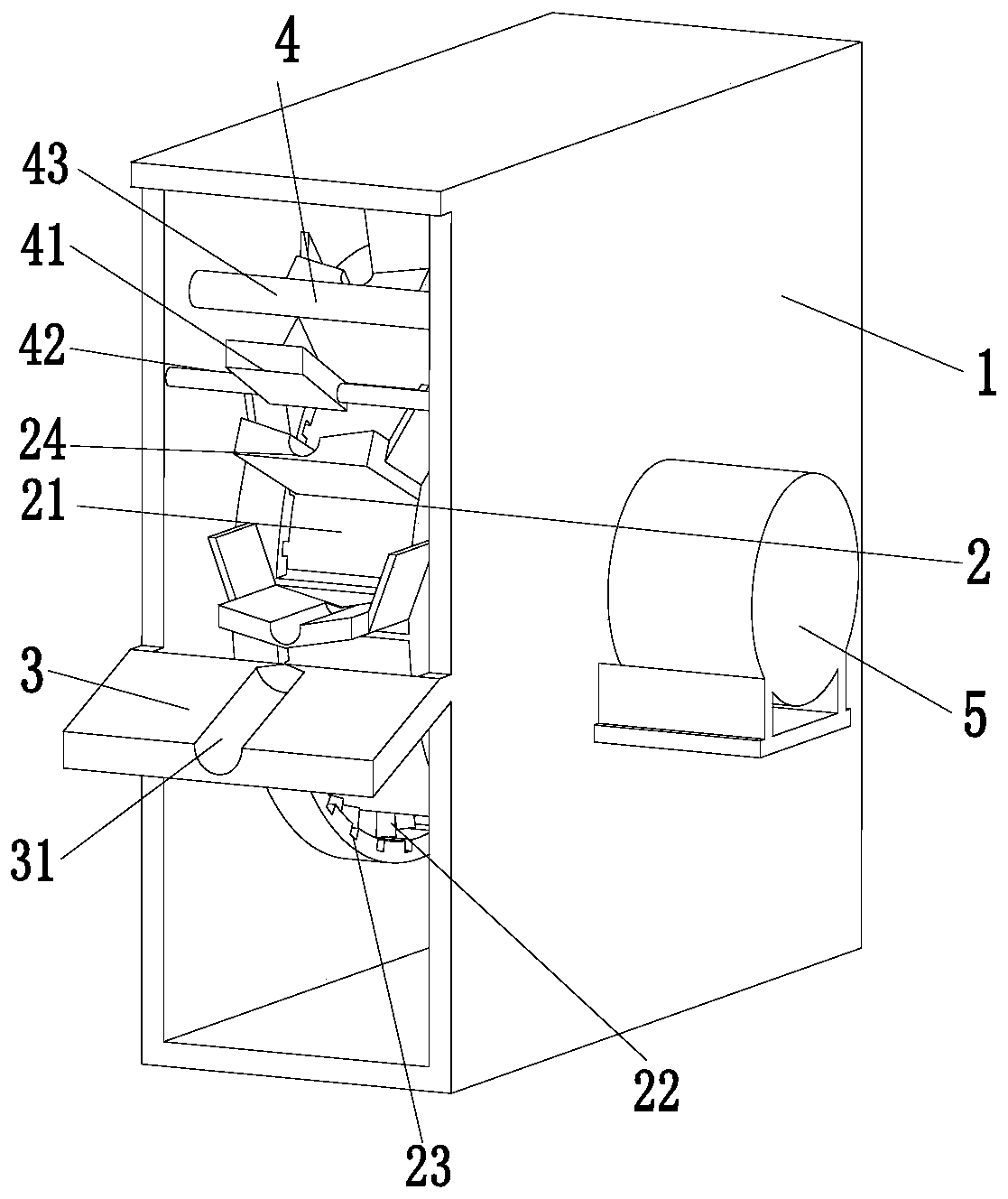 A feeding device for bearing processing