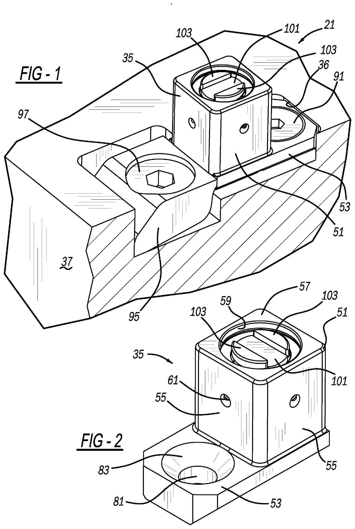 Metal fastening die assembly