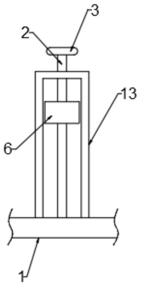 Large and small mouse stereotaxic apparatus fixing structure