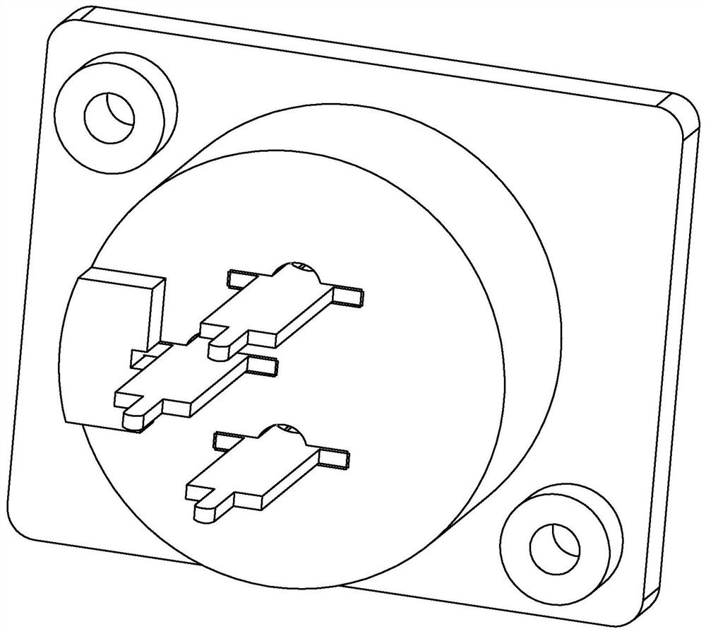 Pin assembling equipment of audio and video terminal