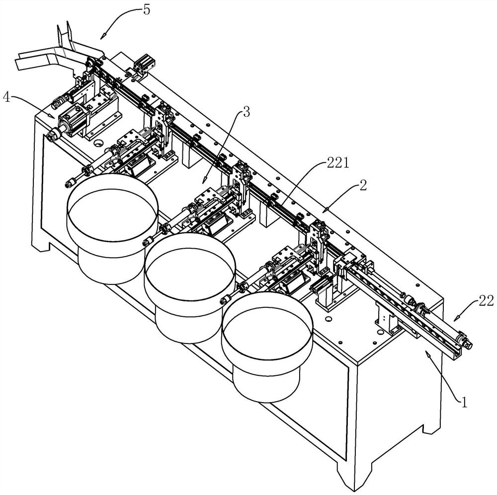 Pin assembling equipment of audio and video terminal