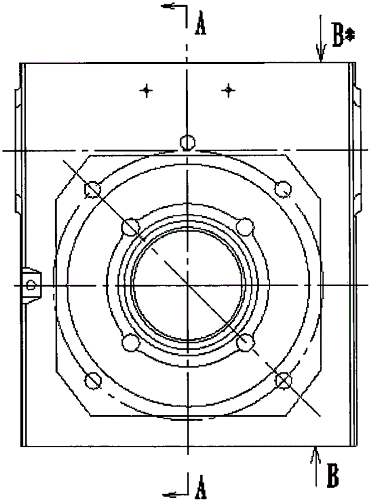 Tool for machining box and machining technology of tool