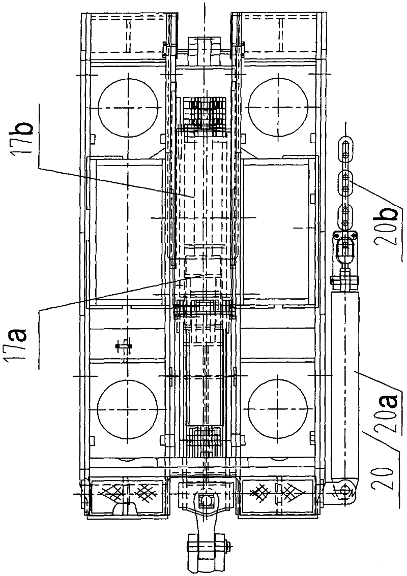 Large channel linear guide caving transition hydraulic support