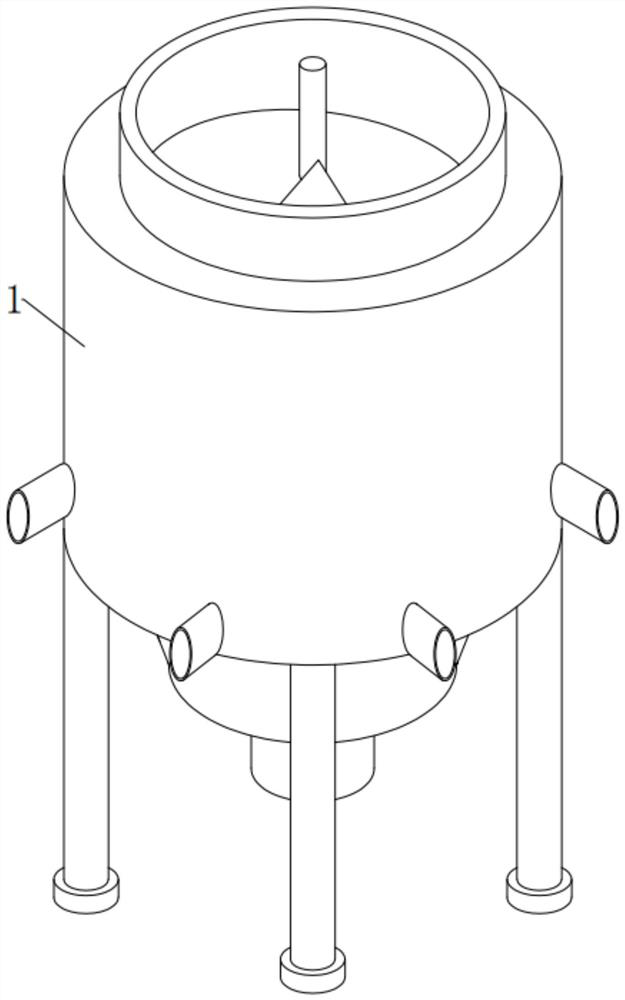 Raw material screening device for concrete production and processing