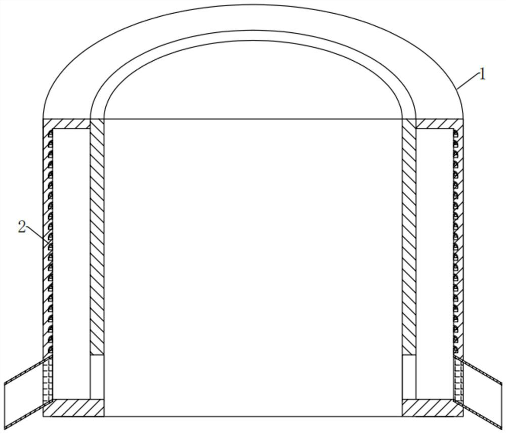 Raw material screening device for concrete production and processing