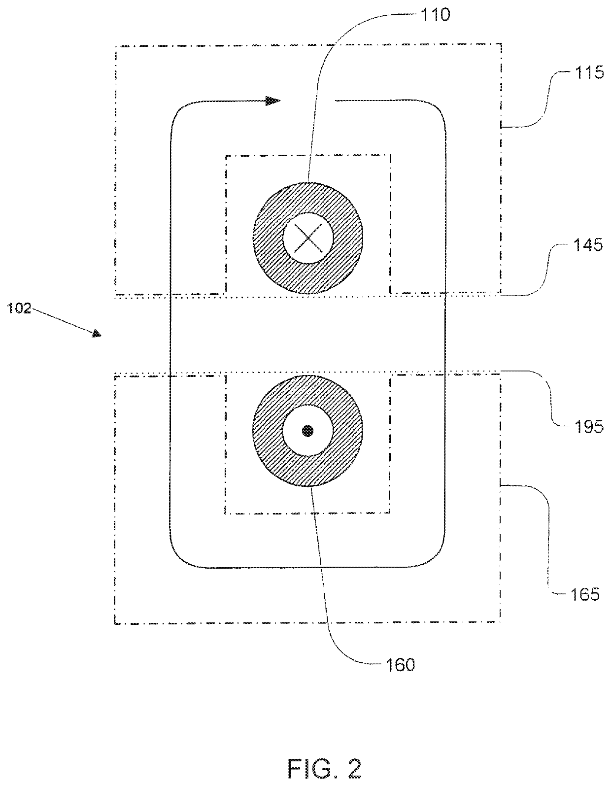 Shielded power coupling device