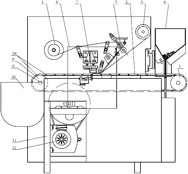 Equipment for sticking paint prevention paster to chopsticks and dedicated paster belt