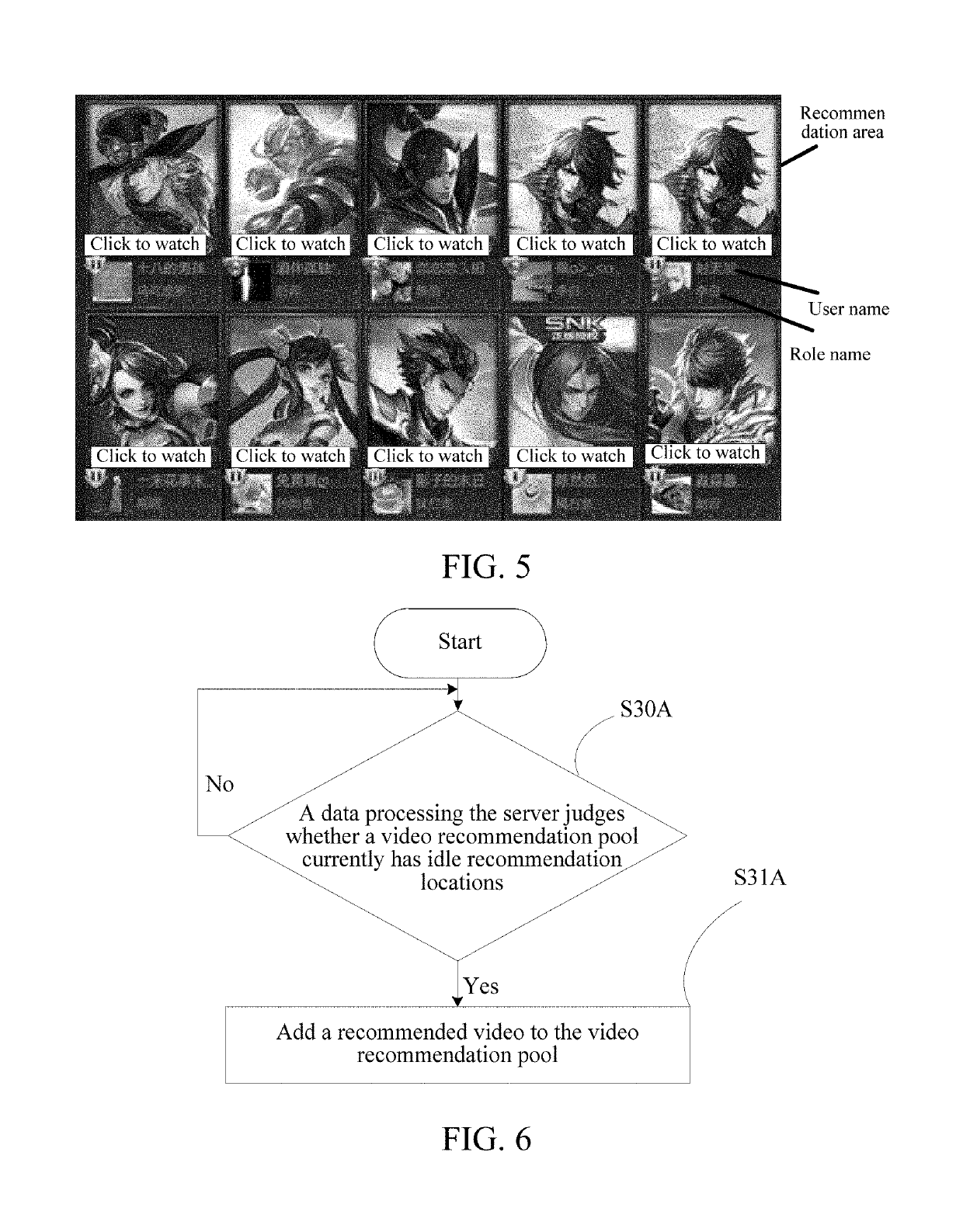 Video recommendation determination, information display, data processing method based on frame synchronization