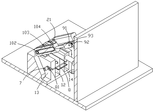 Portable concrete pouring supporting device applied to building construction