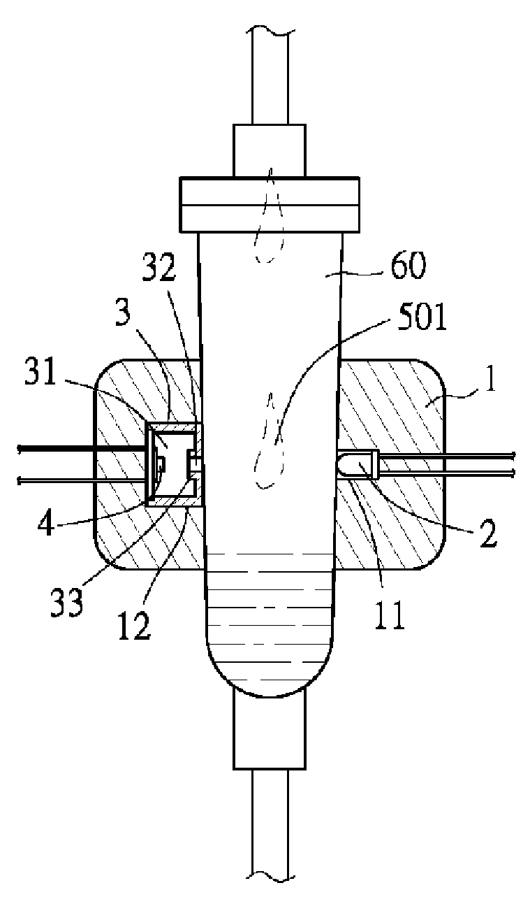 Drop sensing device for monitoring intravenous fluid flow