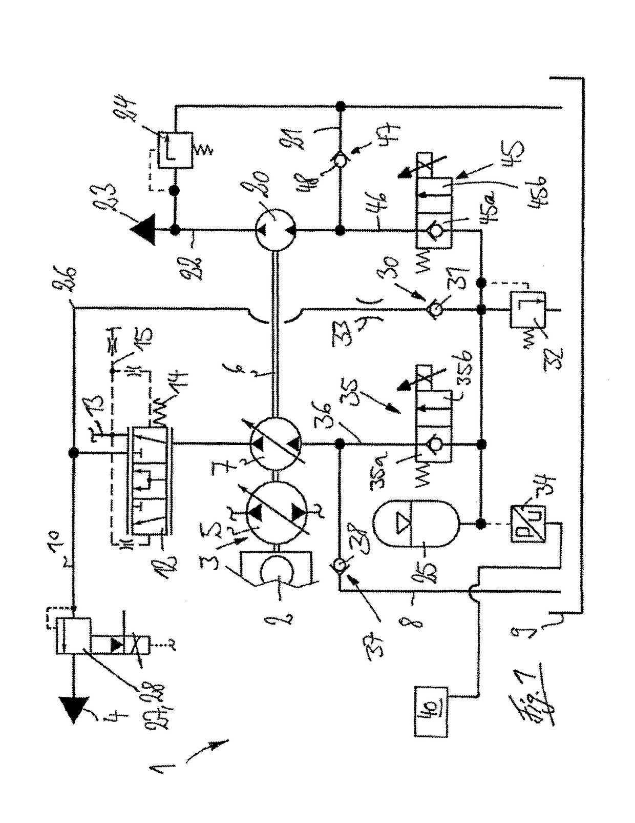 Drive train of a vehicle