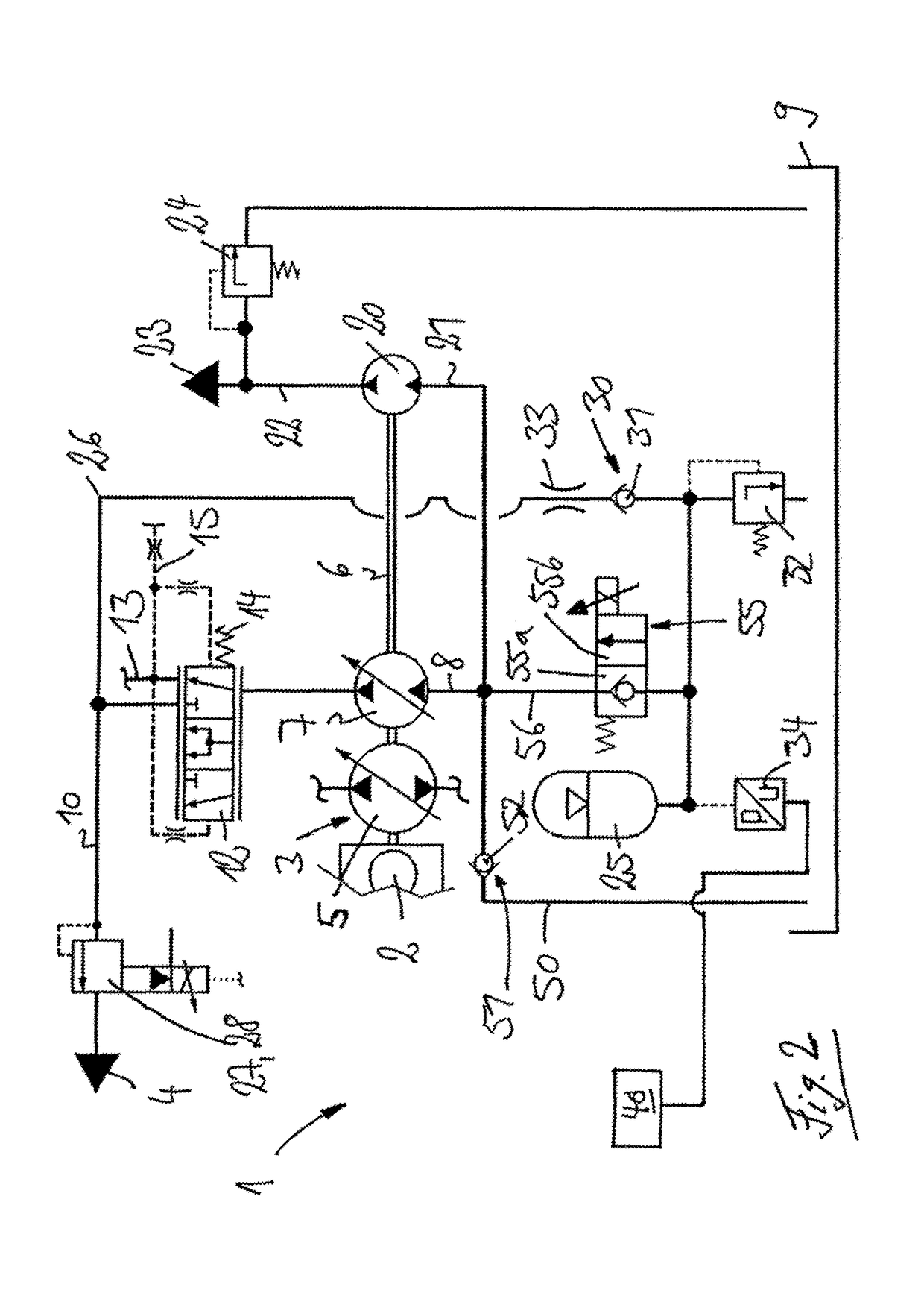 Drive train of a vehicle