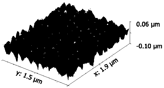 Flexible nanometer column array with top end coated with precious metal and preparation method and application thereof