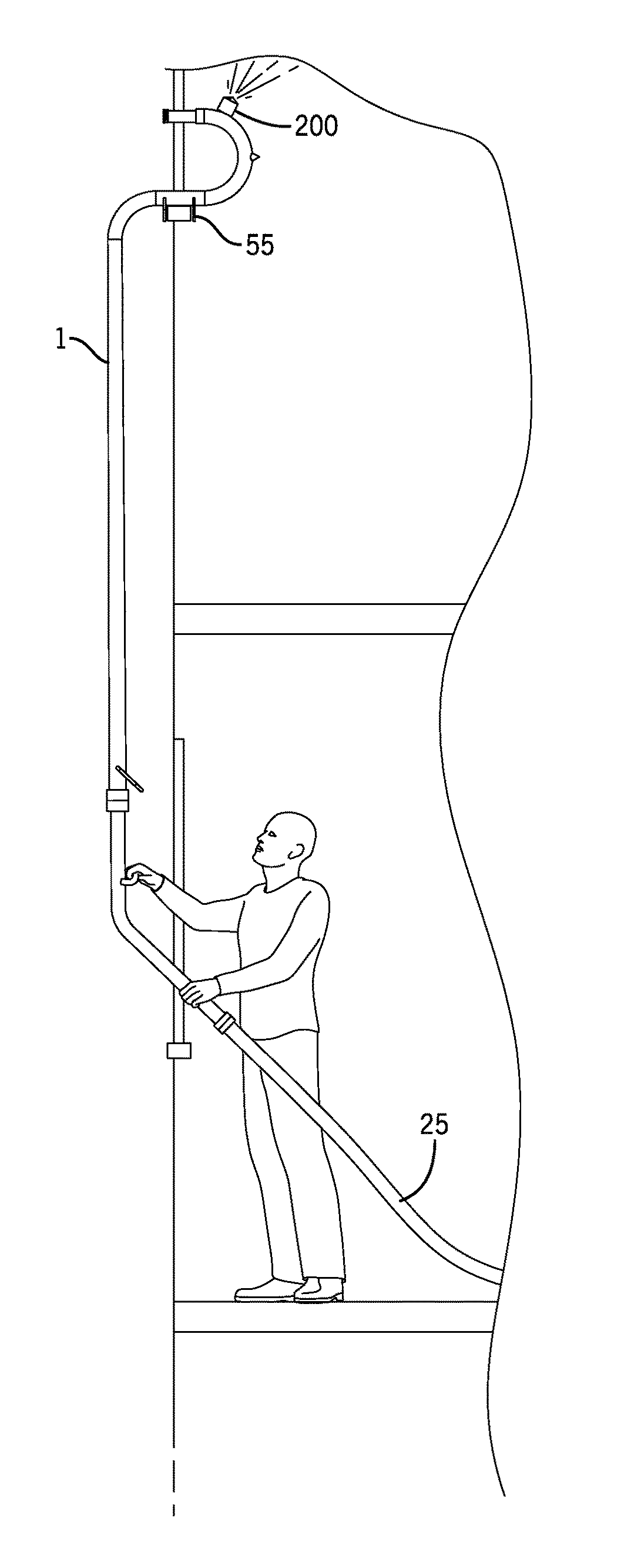 Smoke elimination device