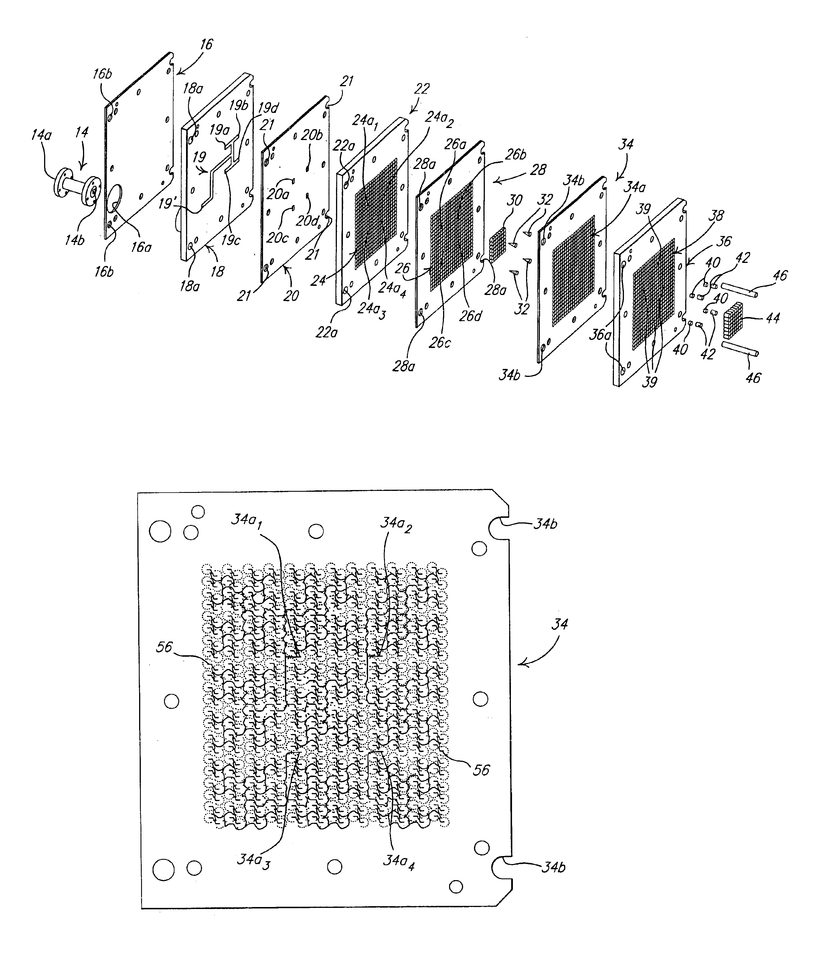 Method and apparatus for forming millimeter wave phased array antenna