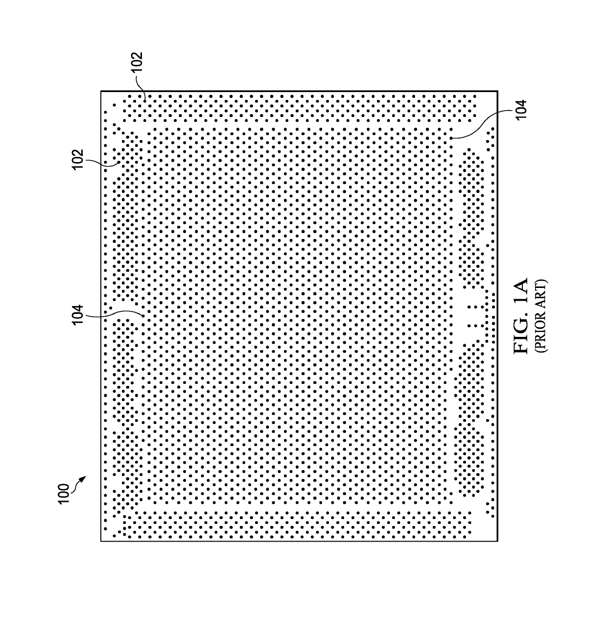 Semiconductor package having reduced internal power pad pitch