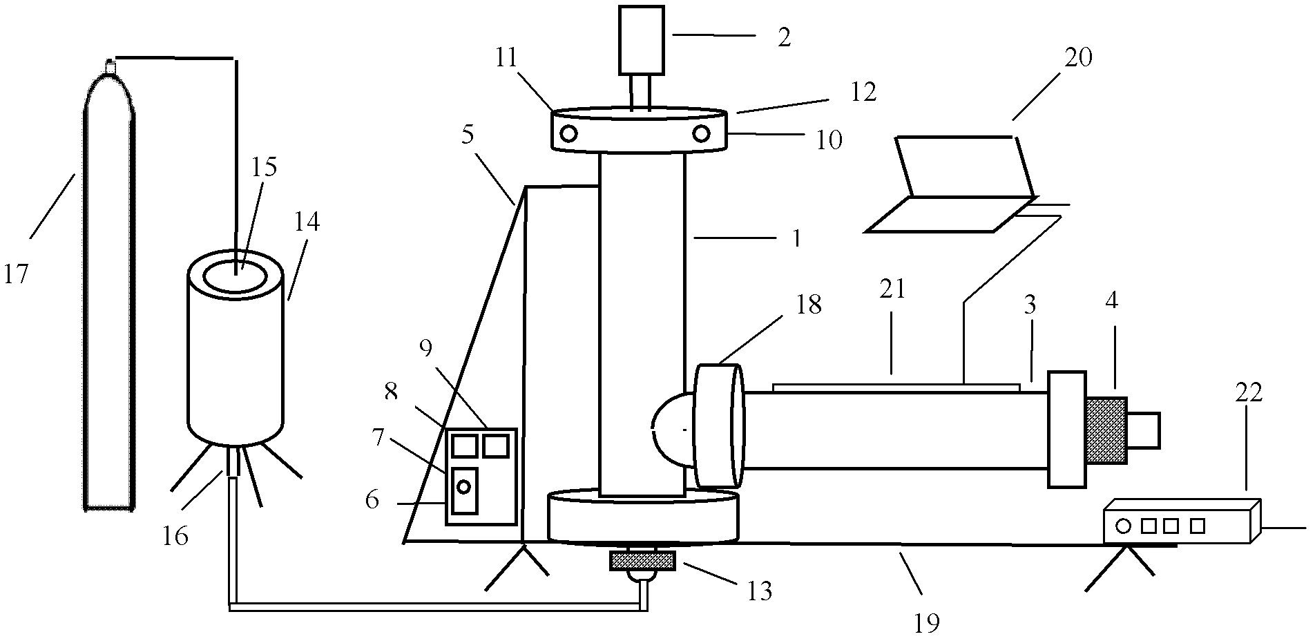 High temperature and high pressure drilling fluid loss dynamic evaluation instrument