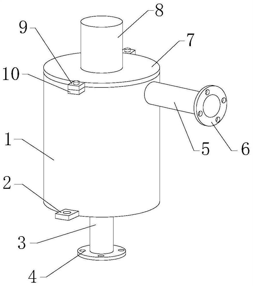 Medicine production waste liquid drainage device