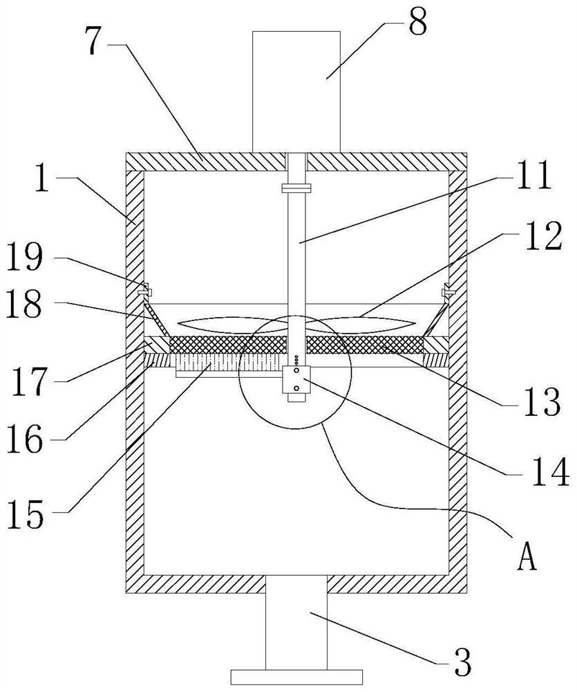 Medicine production waste liquid drainage device