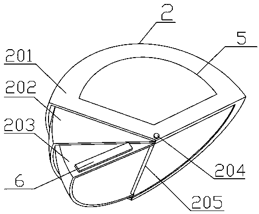 Magnetic attraction type rotary dust cover for observation window of coal feeder