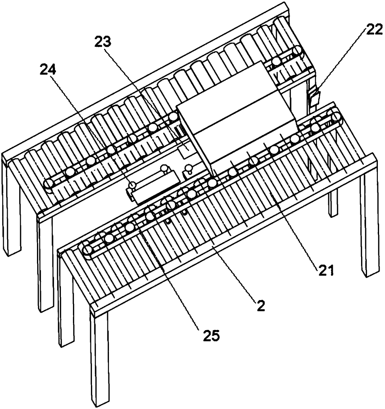 Carton unpacking machine