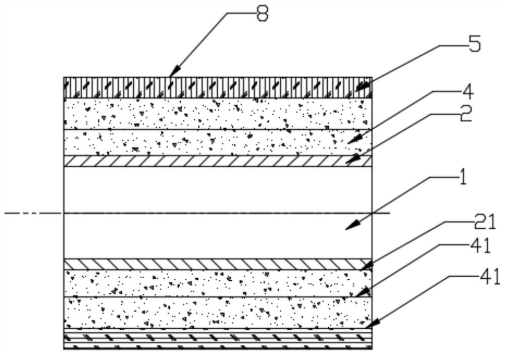 Intermittent prefabricated overhead heat insulation pipe and manufacturing method thereof