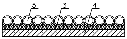 Solar vacuum tube heating and ventilation device integrated with buildings