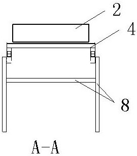 Method for installing electronic scales of coal blending device under coal bunker