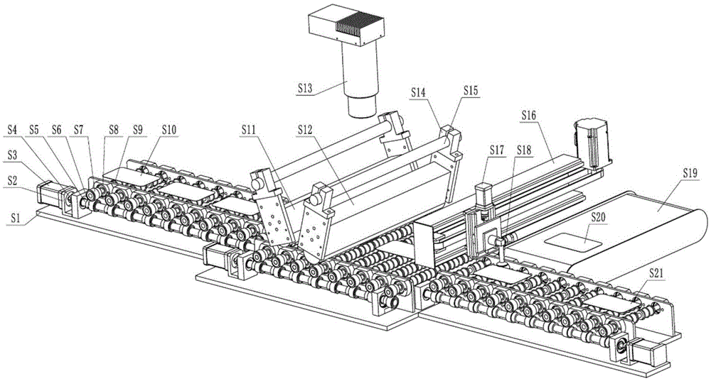 System and method for online automatically detecting defects on glass surface of touch screen