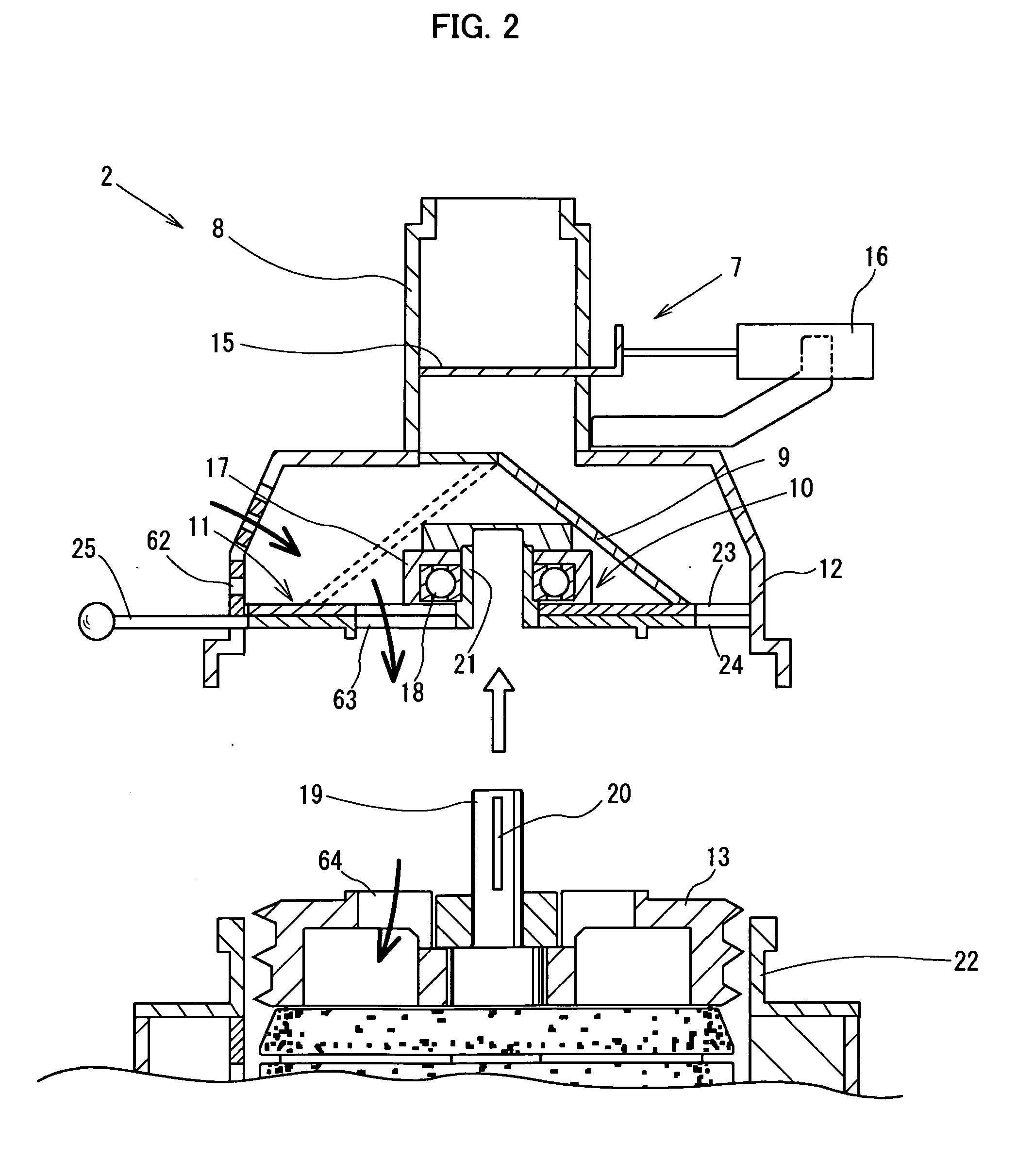 Grinding type vertical grain milling machine