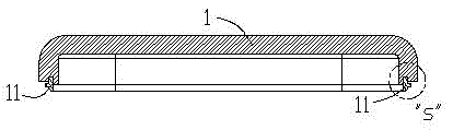 Waterproof structure and mobile phone using the waterproof structure