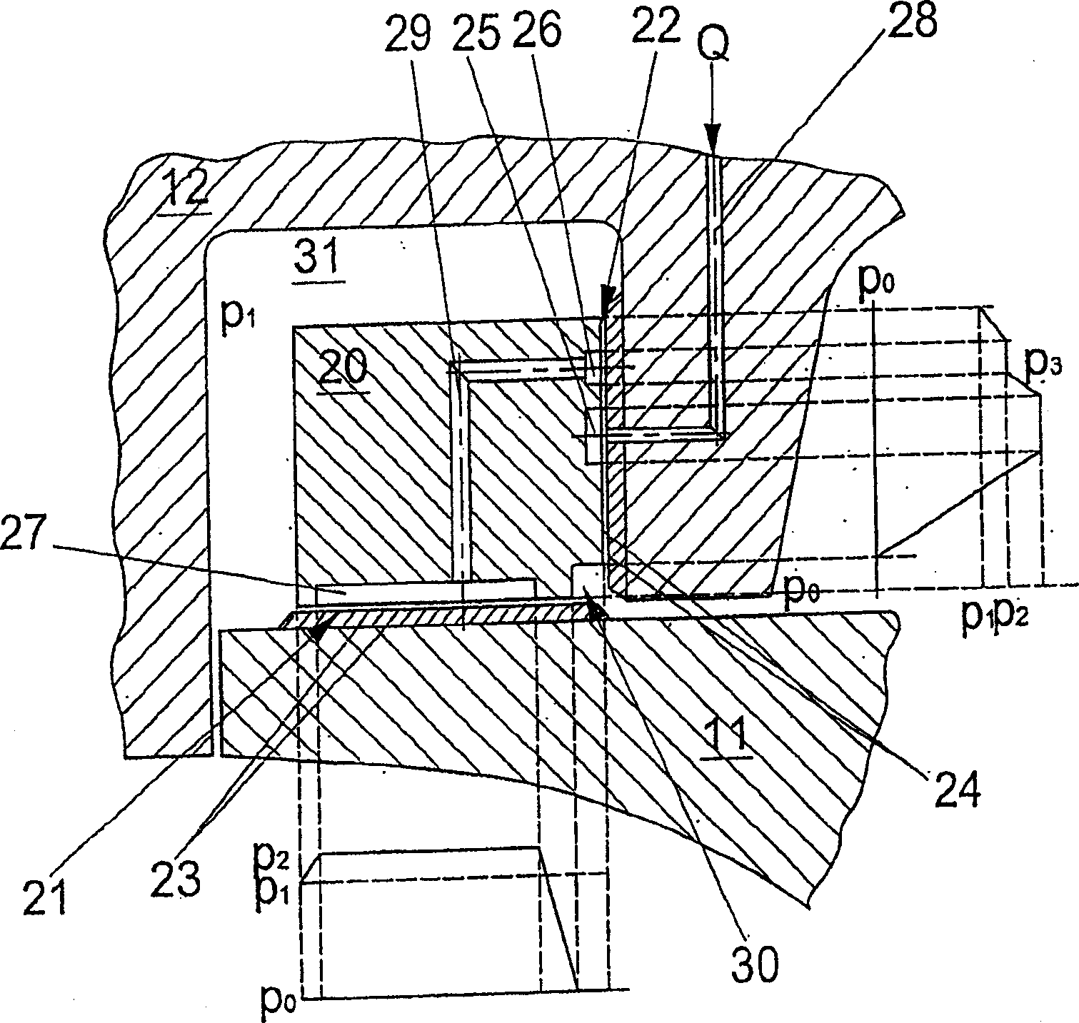 Seal for use between two mobile parts of a hydraulic machine