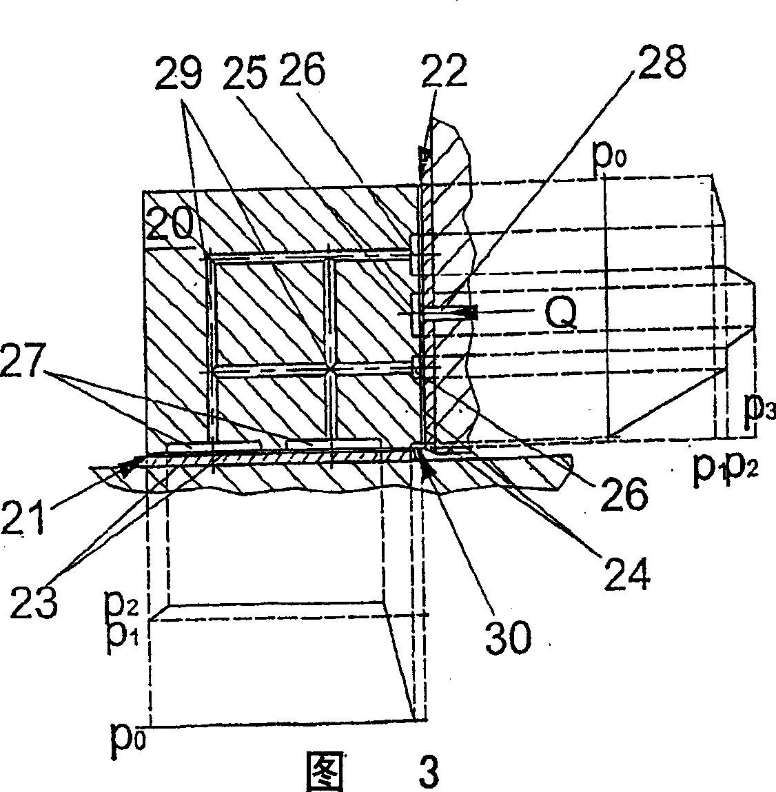 Seal for use between two mobile parts of a hydraulic machine