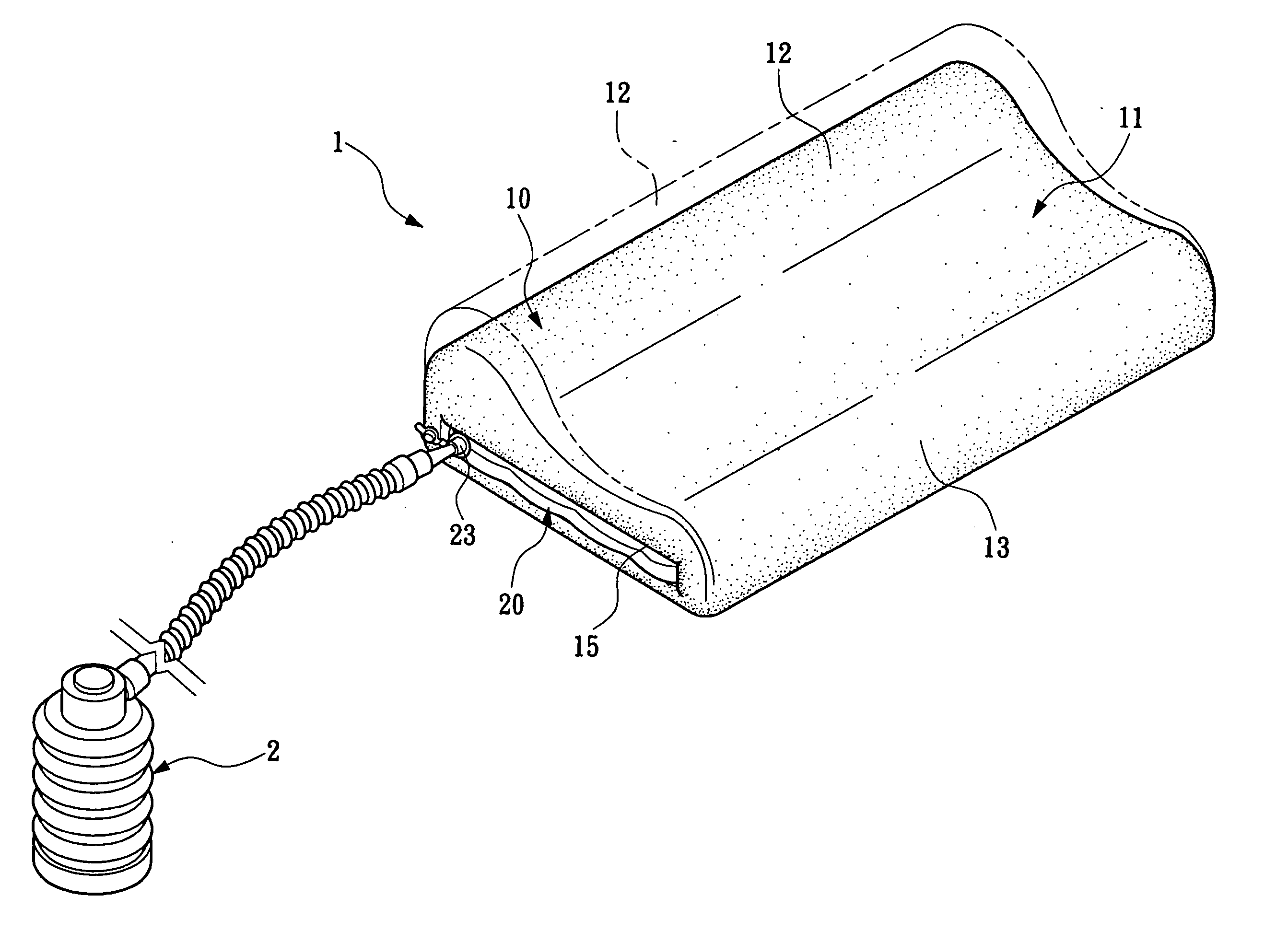 Height adjustable pillow