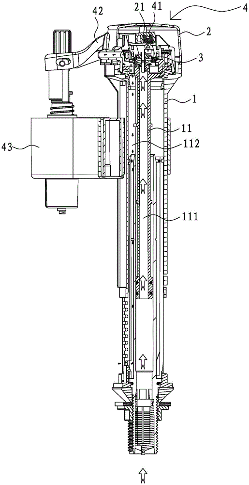 An anti-siphon structure of water inlet valve