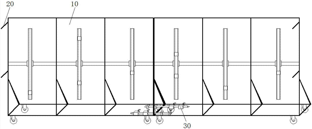 Carriage performance detection method and detection system based on laser measuring displacement