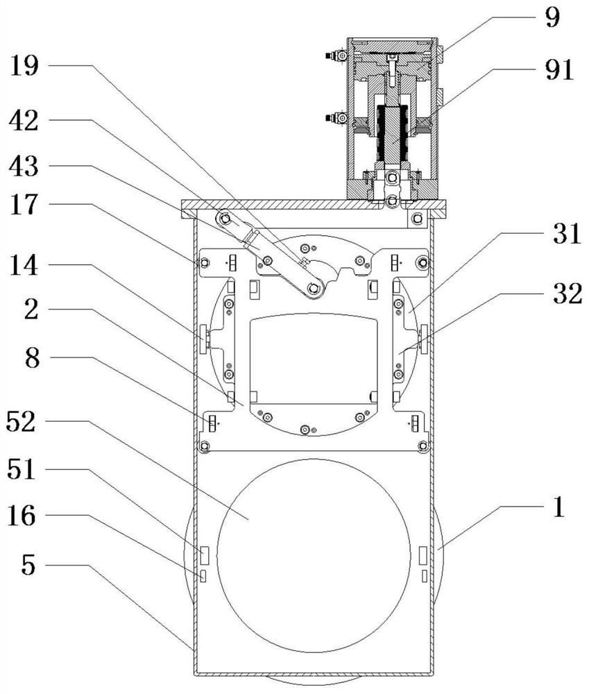 Vacuum valve with locking function