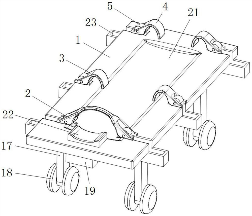 Nursing bed for mentally ill patients