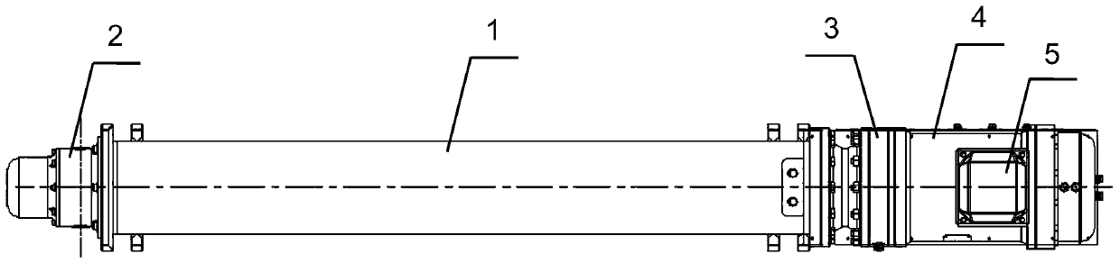 Narrow type electric push rod